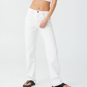 Cotton On Whitehaven Long Straight Leg Jeans High Rise Denim Pants Women’s 8